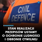 Stan realizacji przepisów o ochronie ludności i obronie cywilnej